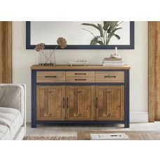 Splash of Blue - 3 Door / 4 Drawer Sideboard